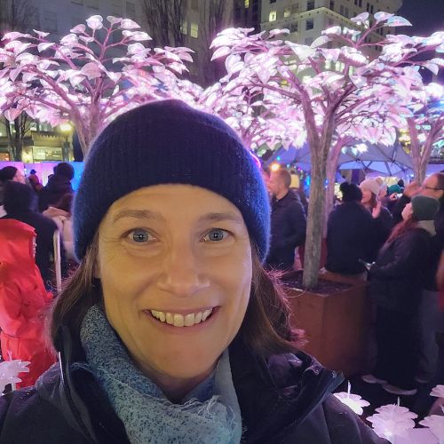 Micha at the Winter Light Festival