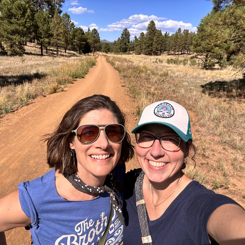 Hike break during Pickin