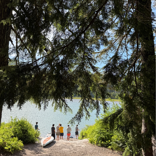 Boys of summer at Frog Lake